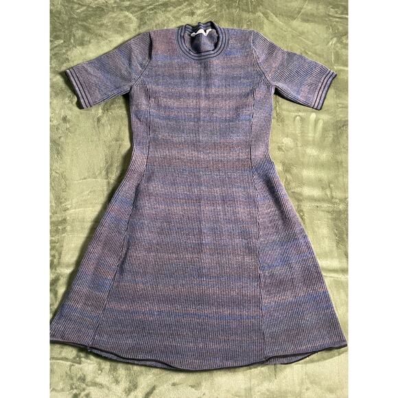 ATHLETA wool blend short sleeve knit sweater dress SZ Med - Picture 1 of 8